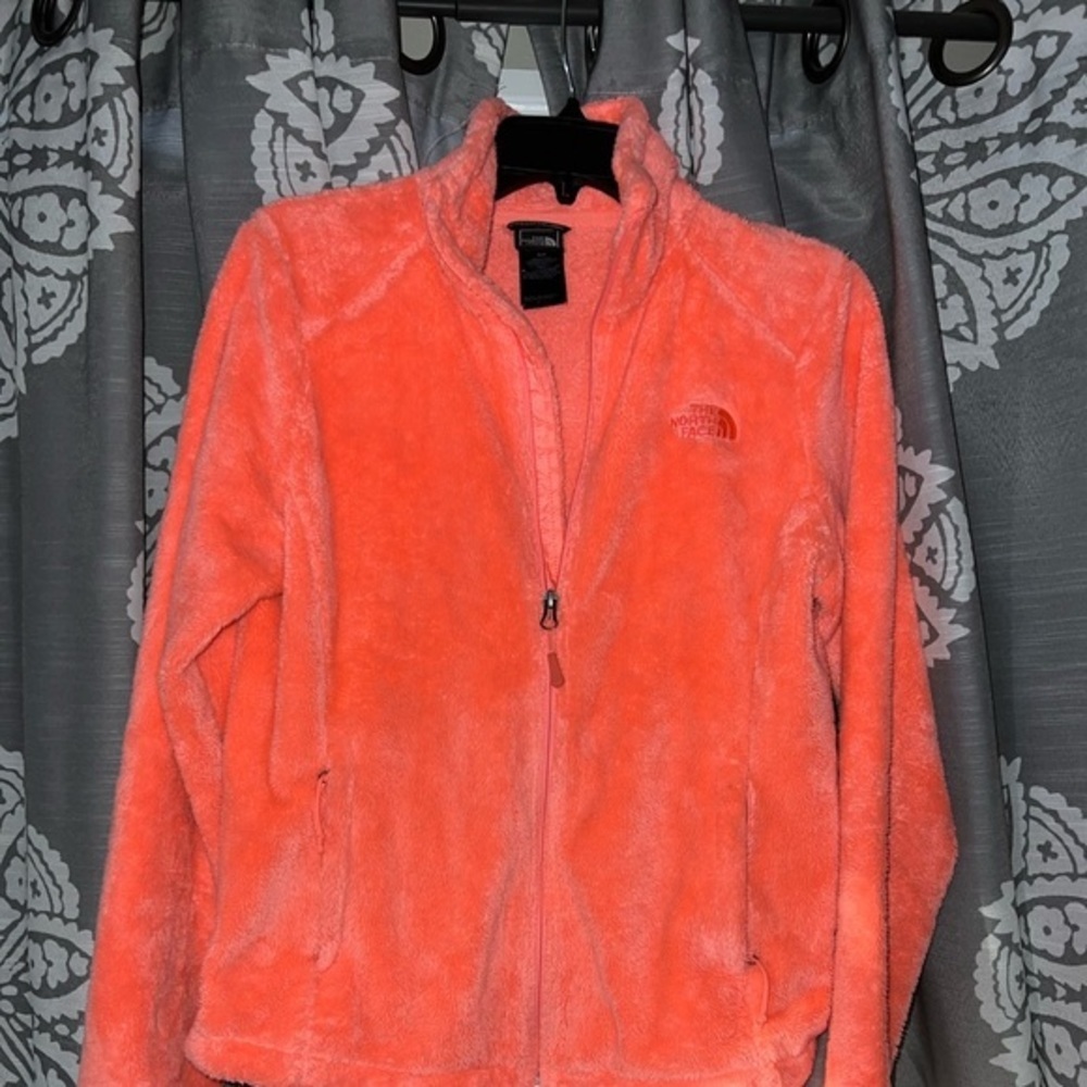 The North Face Osito bright melon coral orange color​